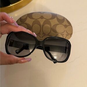 Coach Black Sunglasses with Case